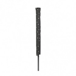 Външен простор Brabantia Lift-O-Matic 1003467, 50 м, Регулируема височина, Метален шиш за вкопаване, Калъф, Торба с щипки, Резистентен на корозия, Черен