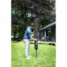 Външен простор Brabantia Lift-O-Matic 1003467, 50 м, Регулируема височина, Метален шиш за вкопаване, Калъф, Торба с щипки, Резистентен на корозия, Черен
