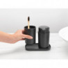 Комплект аксесоари за баня Brabantia ReNew 1003491, 3 части, 250 мл, Устойчиви на корозия, Тъмносив