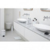 Кутия за аксесоари за баня Brabantia ReNew 1003494, Устойчива на корозия, Вътрешен разделител, Противоплъзгаща основа, Бял