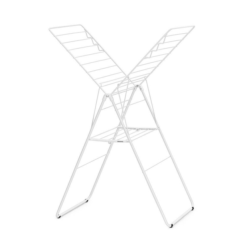 Сушилник за дрехи Brabantia Hangon 1004164, 20 м, 6 закачалки, Регулируем, Заключване за деца, Бял
