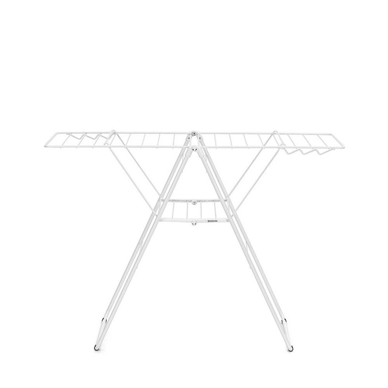 Сушилник за дрехи Brabantia Hangon 1004164, 20 м, 6 закачалки, Регулируем, Заключване за деца, Бял