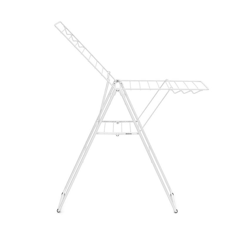Сушилник за дрехи Brabantia Hangon 1004164, 20 м, 6 закачалки, Регулируем, Заключване за деца, Бял