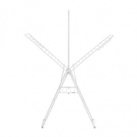 Сушилник за дрехи Brabantia Hangon 1004170, 25 м, 8 закачалки, Заключване за деца, Допълнителен прът, Бял