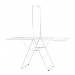 Сушилник за дрехи Brabantia Hangon 1004170, 25 м, 8 закачалки, Заключване за деца, Допълнителен прът, Бял
