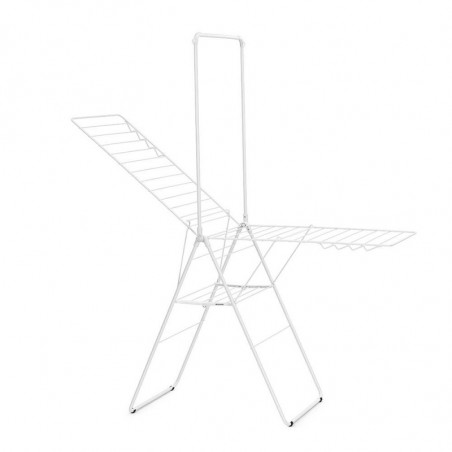 Сушилник за дрехи Brabantia Hangon 1004170, 25 м, 8 закачалки, Заключване за деца, Допълнителен прът, Бял