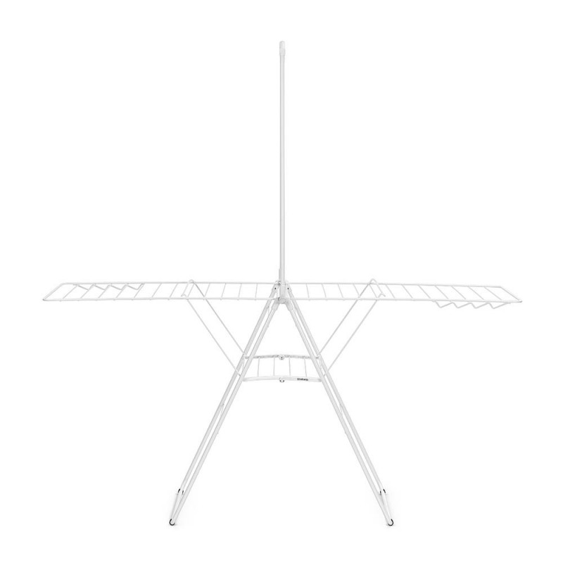 Сушилник за дрехи Brabantia Hangon 1004170, 25 м, 8 закачалки, Заключване за деца, Допълнителен прът, Бял