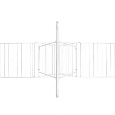 Сушилник за дрехи Brabantia Hangon 1004170, 25 м, 8 закачалки, Заключване за деца, Допълнителен прът, Бял