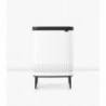 Кош за пране Brabantia Bo 1004176, 2x45 л, Пълнене без отваряне, Вентилационни отвори, Регулируеми крачета, Бял