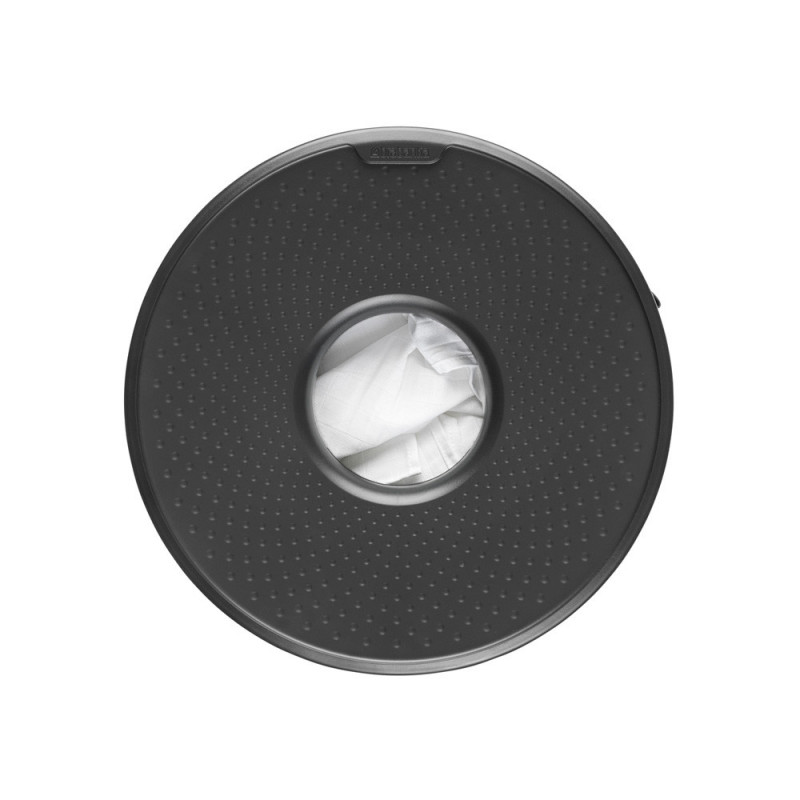 Кош за пране Brabantia 1004179, 60 л, Пластмасов капак, Пълнене без отваряне, Вентилационни отвори, Бял