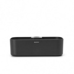 Органайзер за душ Brabantia ReNew 1004186, 7.5х13.3х24.4 см, Дъно с отвори за вода, Устойчивост на корозия, Тъмносив