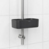 Органайзер за душ Brabantia ReNew 1004186, 7.5х13.3х24.4 см, Дъно с отвори за вода, Устойчивост на корозия, Тъмносив
