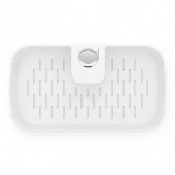 Органайзер за душ Brabantia ReNew 1004187, 7.5х13.3х24.4 см, Дъно с отвори за вода, Устойчивост на корозия, Бял