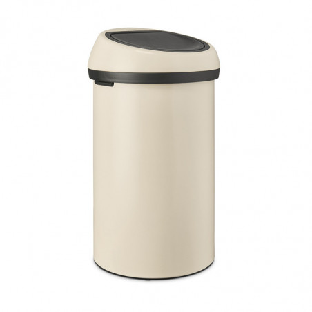 Кош за боклук Brabantia Touch Bin 1005510, 60 л, Плавно и безшумно отваряне, Бежов