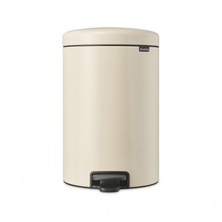 Кош за боклук с педал Brabantia NewIcon 1005535, 20 л, Плавно затваряне, Противоплъзгаща основа, Бежов