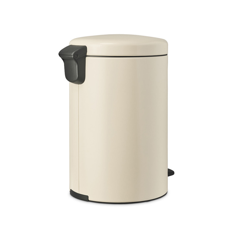 Кош за боклук с педал Brabantia NewIcon 1005535, 20 л, Плавно затваряне, Противоплъзгаща основа, Бежов
