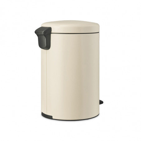 Кош за боклук с педал Brabantia NewIcon 1005535, 20 л, Плавно затваряне, Противоплъзгаща основа, Бежов