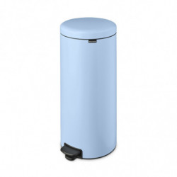 Кош за боклук с педал Brabantia NewIcon 1005540, 30 л, Плавно затваряне, Противоплъзгаща основа, Светлосин