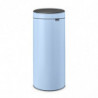 Кош за боклук Brabantia Touch Bin New 1005545, 30 л, Безшумно и плавно затваряне, Син