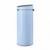Кош за боклук Brabantia Touch Bin New 1005545, 30 л, Безшумно и плавно затваряне, Син