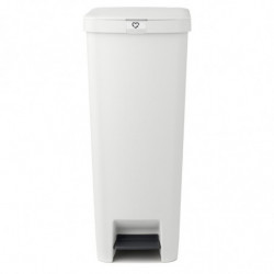 Кош за боклук с педал Brabantia StepUp 1005556, 40 л, Екологични материали, Голям отвор, Светлосив