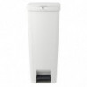 Кош за боклук с педал Brabantia StepUp 1005556, 40 л, Екологични материали, Голям отвор, Светлосив