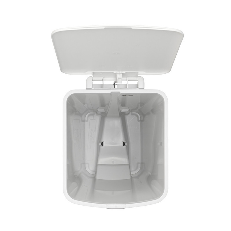 Кош за боклук с педал Brabantia StepUp 1005556, 40 л, Екологични материали, Голям отвор, Светлосив