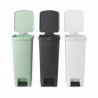 Кош за боклук с педал Brabantia StepUp 1005556, 40 л, Екологични материали, Голям отвор, Светлосив