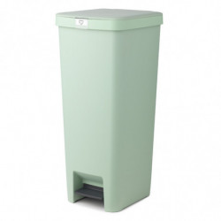 Кош за боклук с педал Brabantia StepUp 1005558, 40 л, Екологични материали, Голям отвор, Светлозелен