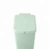 Кош за боклук с педал Brabantia StepUp 1005558, 40 л, Екологични материали, Голям отвор, Светлозелен