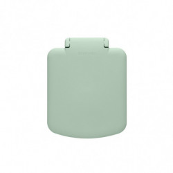 Кош за боклук с педал Brabantia StepUp 1005558, 40 л, Екологични материали, Голям отвор, Светлозелен