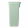 Кош за боклук с педал Brabantia StepUp 1005558, 40 л, Екологични материали, Голям отвор, Светлозелен