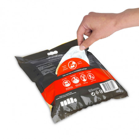 Торбички за кош Brabantia PerfectFit Sort&Go/Touch 1005560, Размер A , 3 л , 40 броя, Бял