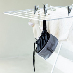 Чанта за щипки за дрехи Brabantia Compact 1005642, До 150 щипки, Устойчива на атмосферните условия, Сив