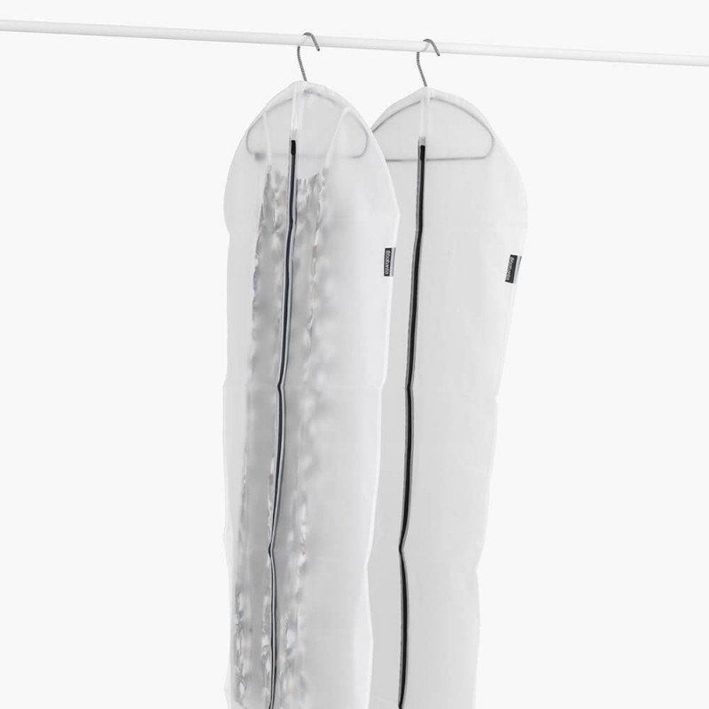 Комплект калъфи за дрехи Brabantia 1005660, L, 60x135 см, Цип, Бял
