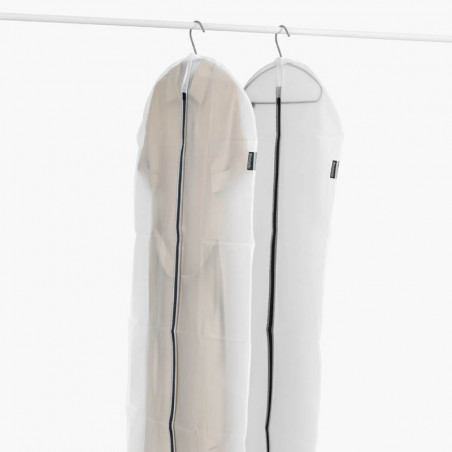 Комплект калъфи за дрехи Brabantia 1005661, XL, 60x150 см, Цип, Бял