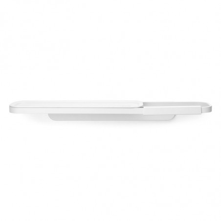 Държач за тоалетна хартия с рафт Brabantia MindSet 1005668, Лесен монтаж, Минерално покритие, Бял