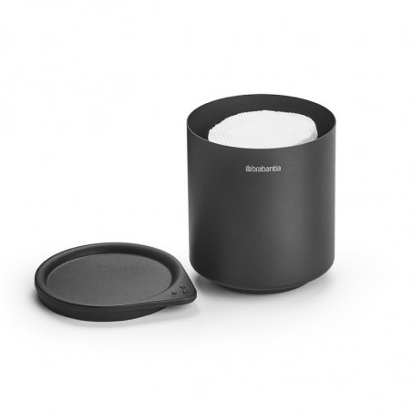 Кутия за аксесоари за баня Brabantia MindSet Mineral 1005686, Противоплъзгаща основа, Минерално покритие, Сив