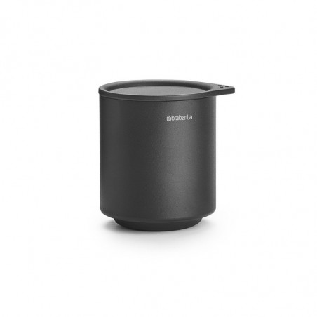 Кутия за аксесоари за баня Brabantia MindSet Mineral 1005686, Противоплъзгаща основа, Минерално покритие, Сив