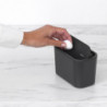 Кошче за отпадъци за баня Brabantia MindSet 1005688, Минерално покритие, Люлеещ се капак, Тъмносив