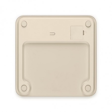 Кантар Brabantia ReNew 1006262, До 180 кг, 4xAAA включени в комплекта, Автоматично изключване, Бежов