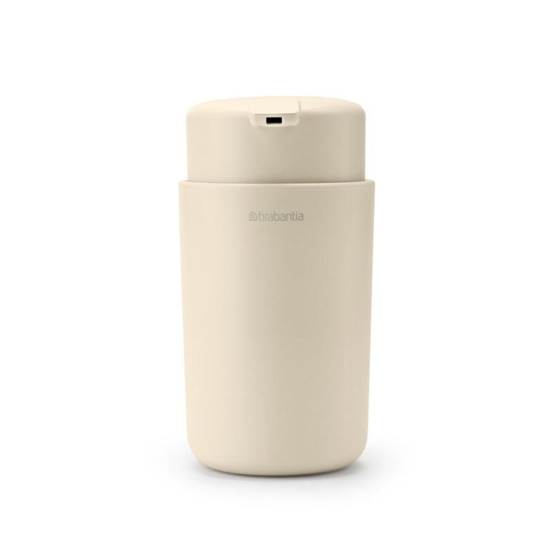 Дозатор за течен сапун Brabantia ReNew 1006264, 250 мл, Нехлъзаща основа, Без прокапване, Бежов