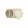 Комплект аксесоари за баня Brabantia ReNew 1006266, 3 части, 250 мл, Устойчиви на корозия, Бежов