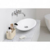Кутия за аксесоари за баня Brabantia ReNew 1006270, Устойчива на корозия, Вътрешен разделител, Противоплъзгаща основа, Бежов