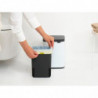 Кош за боклук Brabantia Bo Small 1006621, 4 л, Плавно и безшумно отваряне, Противоплъзгаща основа, Бял