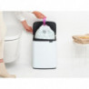 Кош за боклук Brabantia Bo Small 1006633, 12 л, Безшумно и плавно отваряне, Противоплъзгаща основа, Бял