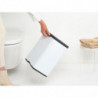 Кош за боклук Brabantia Bo Small 1006633, 12 л, Безшумно и плавно отваряне, Противоплъзгаща основа, Бял
