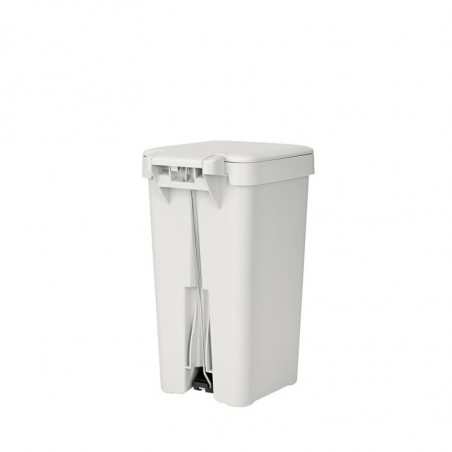 Кош за боклук с педал Brabantia StepUp 1008476, 10 л, Екологични материали, Голям отвор, Светлосив