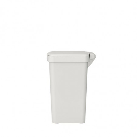 Кош за боклук с педал Brabantia StepUp 1008476, 10 л, Екологични материали, Голям отвор, Светлосив