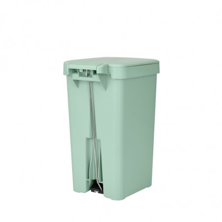 Кош за боклук с педал Brabantia StepUp 1008481, 16 л, Екологични материали, Голям отвор, Светлозелен